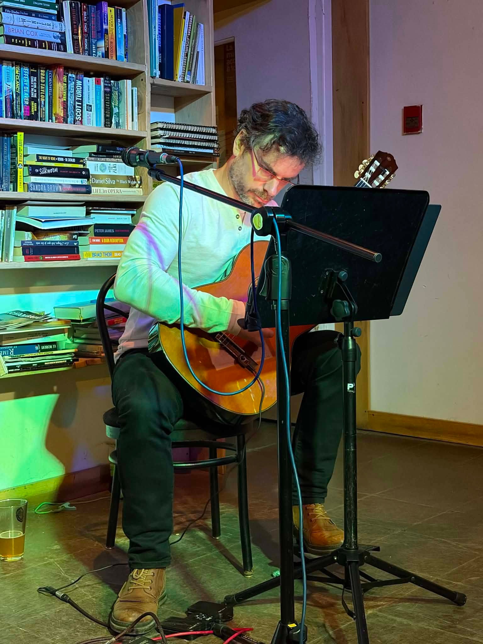 Rodolphe à la guitare classique — La Brassée, 21 août 2026