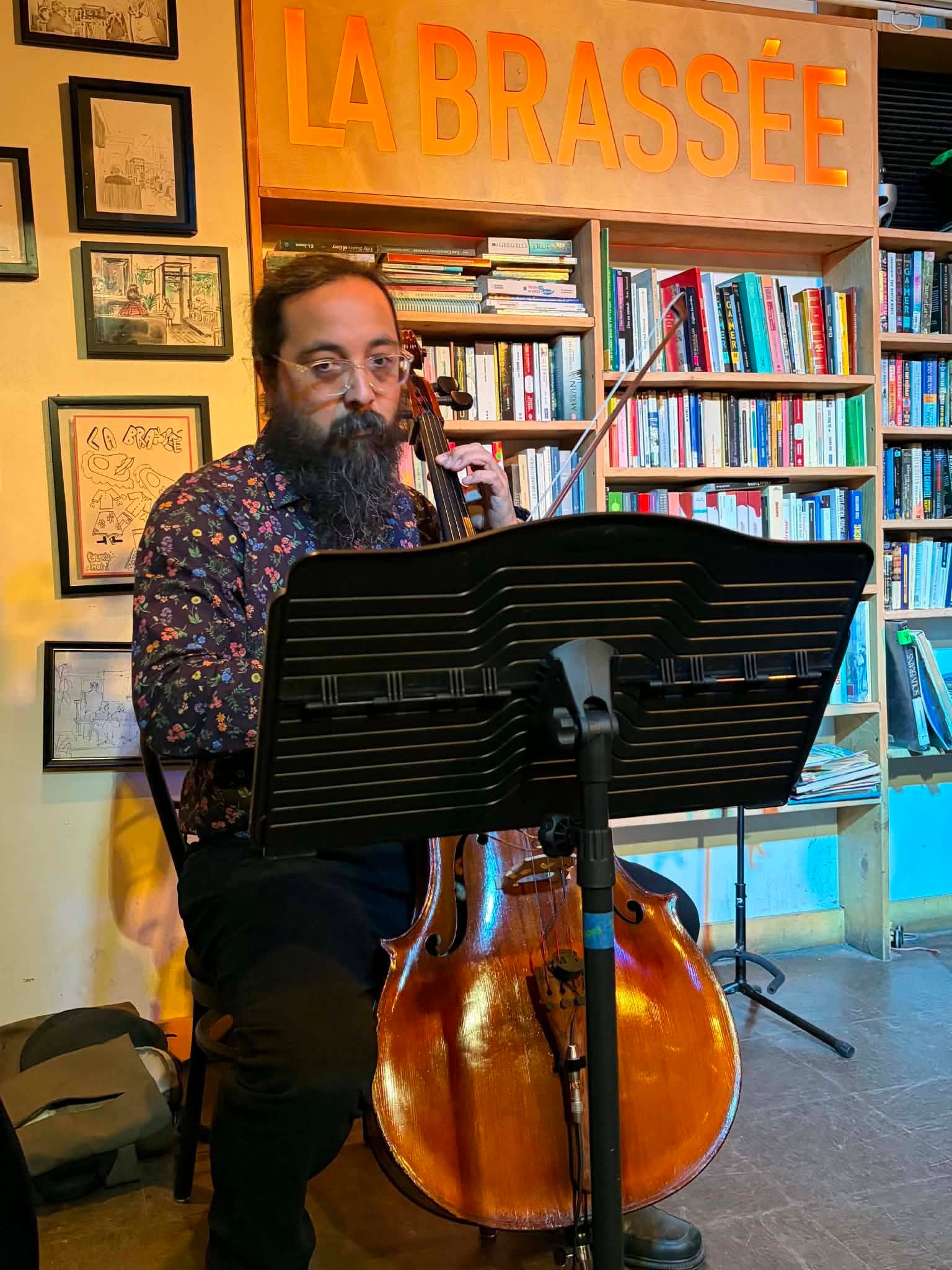 Jun-Dai au violoncelle — La Brassée, 21 août 2026